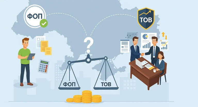 Что выбрать ФЛП или ООО? Как открыть бизнес в 2025?