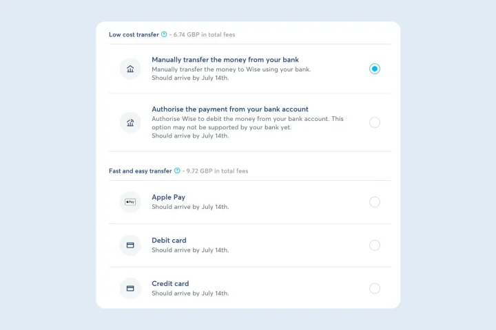 Трансфер Wise