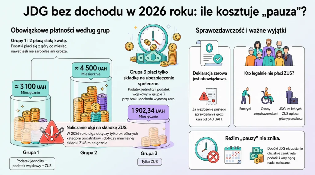 JDG bez dochodu w 2026 roku
