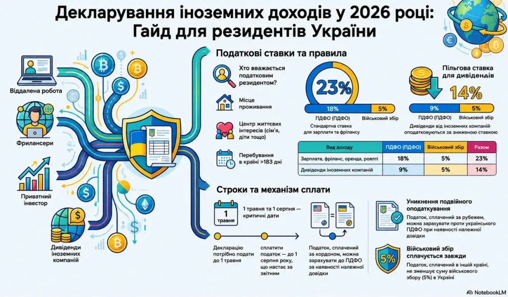 як задекларувати дохід з-за кордону
