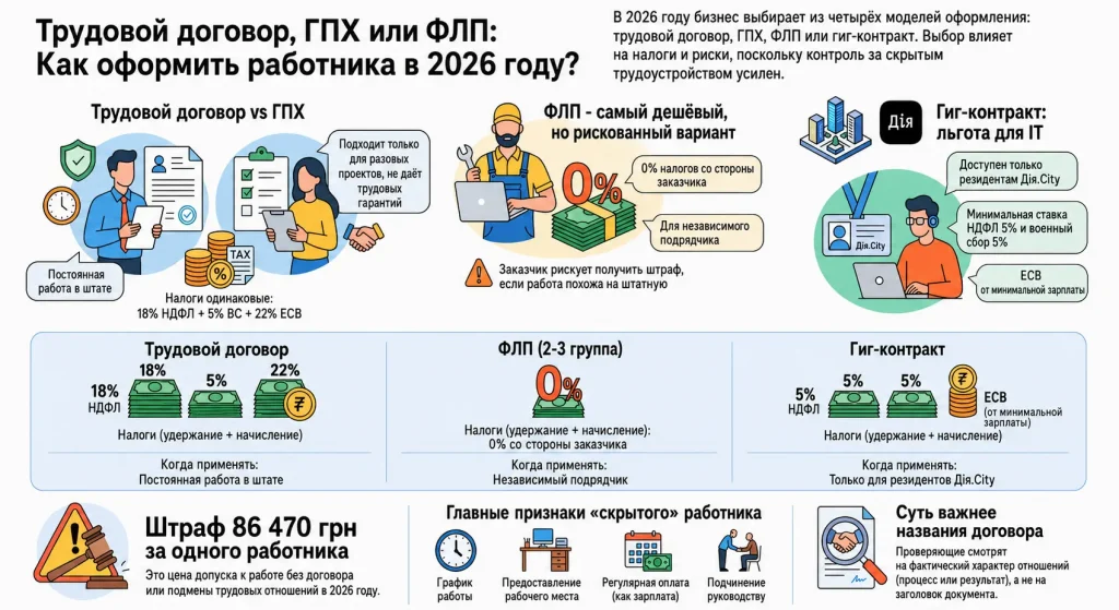 как оформить исполнителя