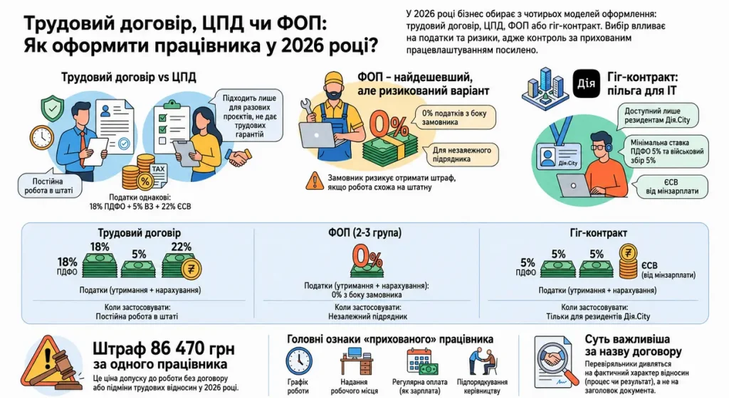 як оформити виконавця